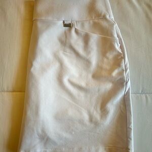 Greg Norman Collection White Pencil Skirt